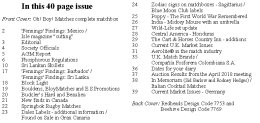 MLN 427 June 2018 contents