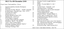 MLN 430 December 2018 contents