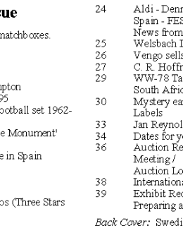 MLN 437 February 2020 contents