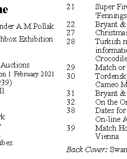 MLN 443 February 2021 contents