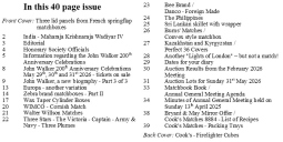 MLN 474 April 2026 Contents