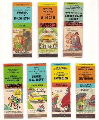 1 from the Americana series, 2 from the Illustro-Ad series, 4 from the Safety series