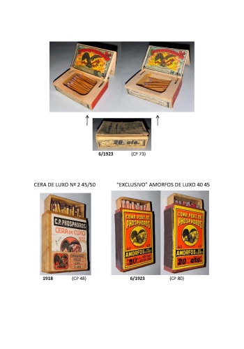 Matchboxes with surcharges 1918 and 1923