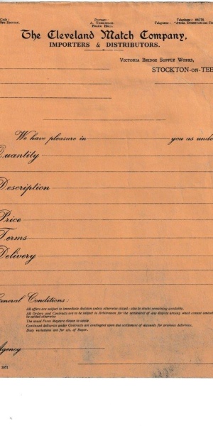 1930s supply note