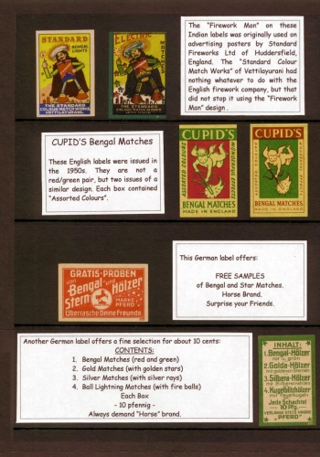 British and German labels