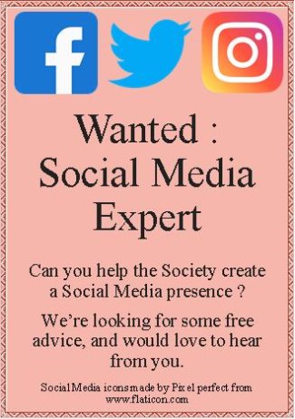 Advert - Social Media Expert wanted