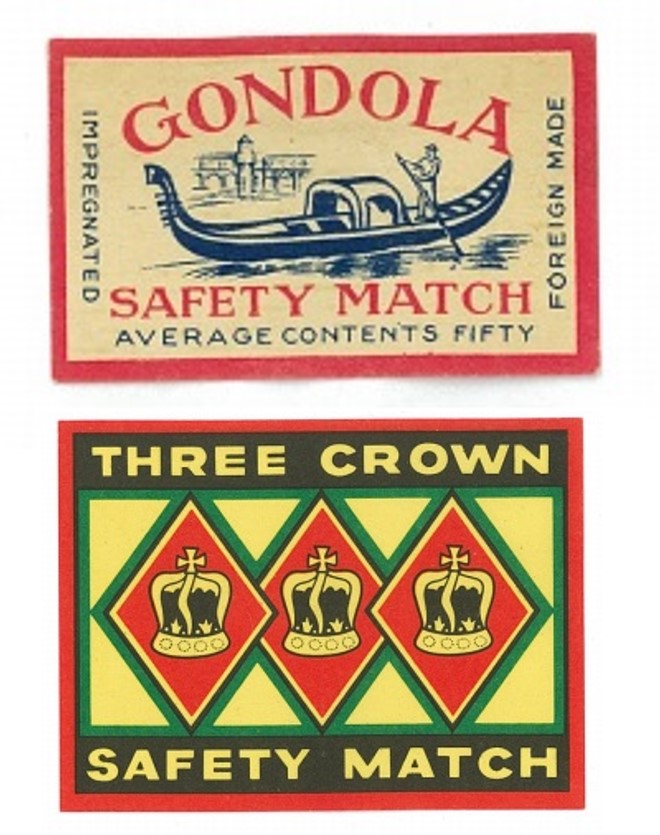 Foreign Made and Three box labels