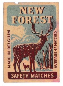 New Forest box label, 35 x 50 mm
