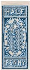 English tax stamp, 17 x 40 mm